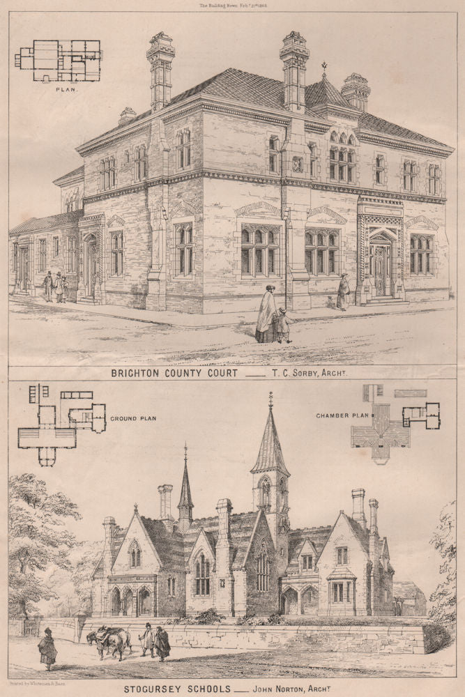 Brighton County Court; T.C. Sorby; Stogursey Schools; John Norton. Sussex 1868